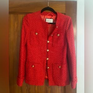 GUCCI blazer. New without tags. Never worn. Size 36